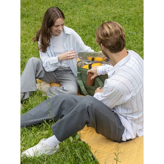 Термосумка для пикника Smart Picnic, M, темно-зеленая, Smart Solutions, фото , изображение 6