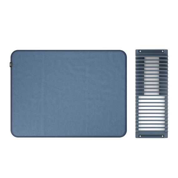 Коврик для сушки посуды Udry, 46х61 см, синий, UMBRA, фото , изображение 9