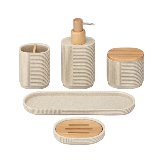 Банка для хранения Dune, песочная, Bergenson Bjorn Bath, фото , изображение 10