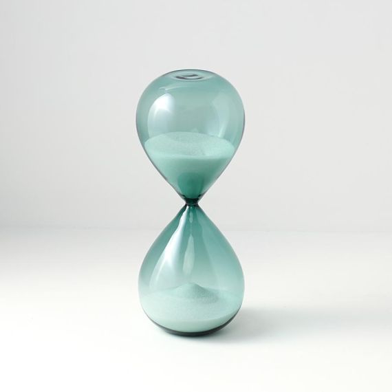 Часы песочные Timeless, 30 минут, бирюзовые, Bergenson Bjorn, фото , изображение 2