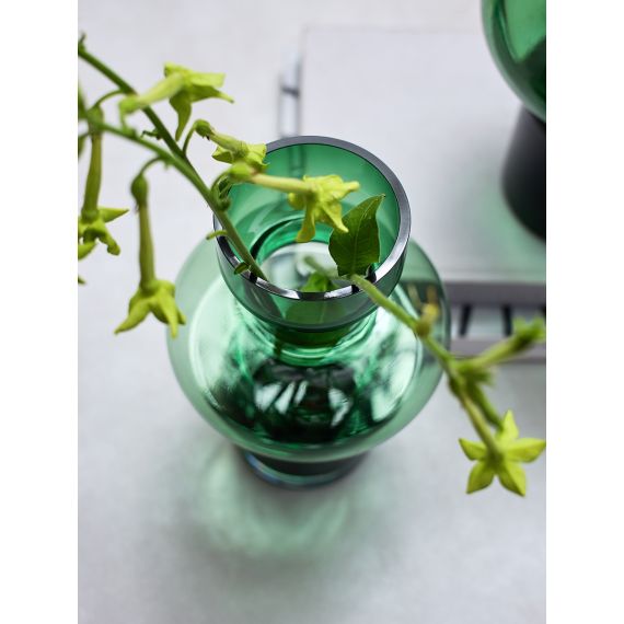 Ваза Florum, 30 см, изумрудная, Bergenson Bjorn, фото , изображение 5