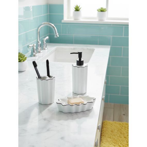 Органайзер для зубных щеток Camellia, белый, Bergenson Bjorn Bath, фото , изображение 4