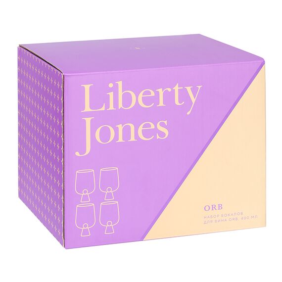 Набор бокалов для вина Orb, 400 мл, 4 шт., Liberty Jones, фото , изображение 8
