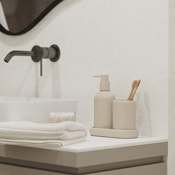 Стакан для зубных щеток Slim, светло-серый, Bergenson Bjorn Bath, фото , изображение 2