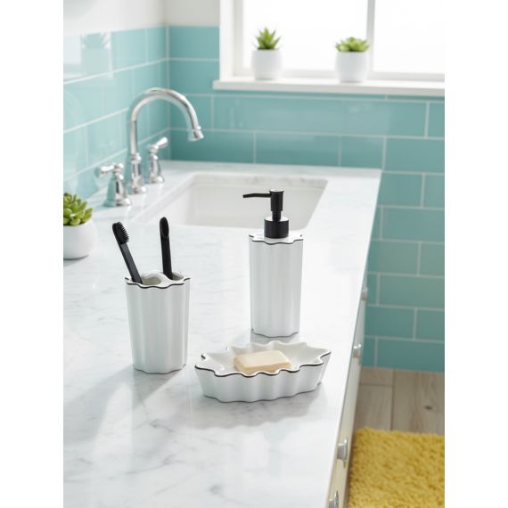 Диспенсер для жидкого мыла Camellia, белый, Bergenson Bjorn Bath, фото , изображение 5