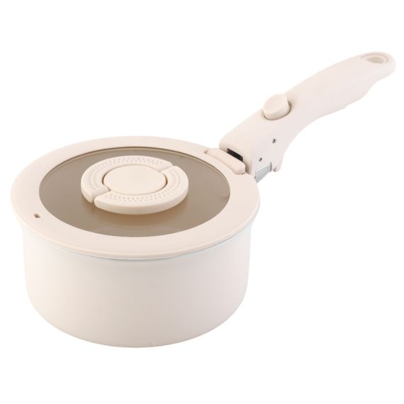 Набор посуды для приготовления со съемной ручкой Smart Ceramic, 7 предметов, цвета топленого молока, Smart Solutions, фото , изображение 25