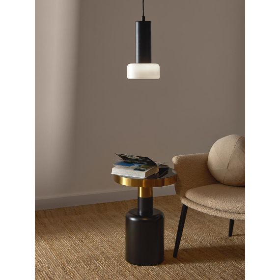 Светильник подвесной Fungus, ?15х25 см, белый/черный, Bergenson Bjorn, фото , изображение 5