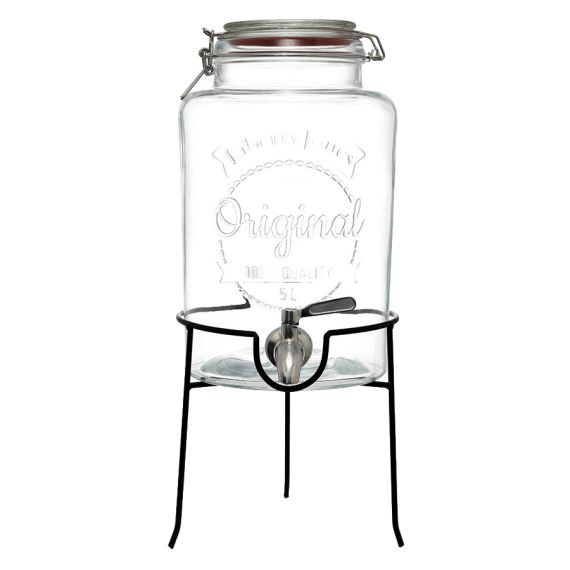 Диспенсер для напитков с подставкой Maison Jar, 5 л, Liberty Jones, фото 