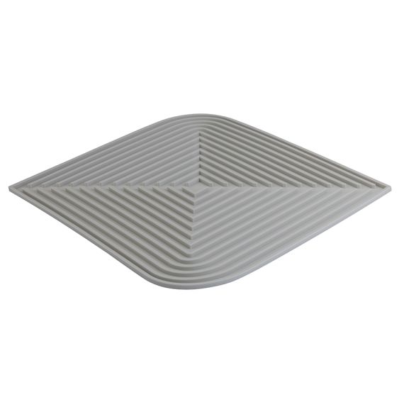 Коврик для сушки посуды Dry Flex, 34,6х44,6 см, серый, Smart Solutions, фото 