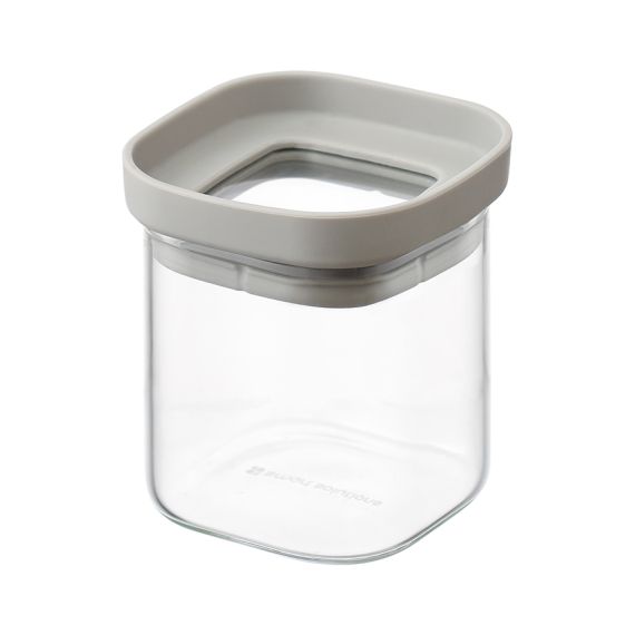 Банка для специй Vacuum Glass, 120 мл, светло-серая, Smart Solutions, фото 