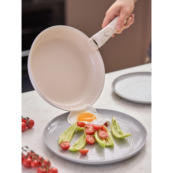 Сковорода с крышкой и съемной ручкой Smart Ceramic, ?20 см, Smart Solutions, фото , изображение 5