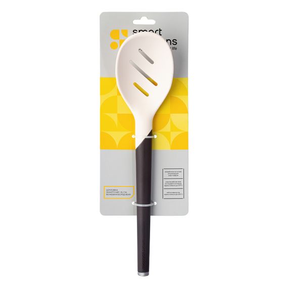 Шумовка SmartChef, 31 см, бежевая/бордовая, Smart Solutions, фото , изображение 7