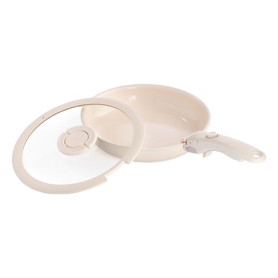 Сковорода с крышкой и съемной ручкой Smart Ceramic, ?24 см, Smart Solutions, фото , изображение 10