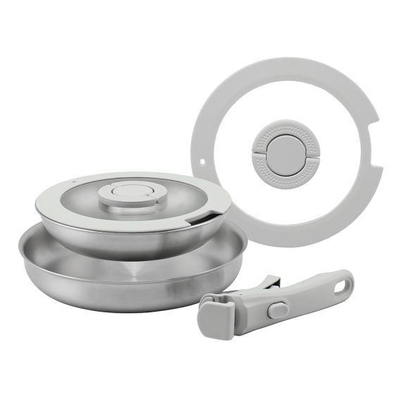Набор посуды для приготовления со съемной ручкой 3Ply Balance, 5 предметов, Smart Solutions, фото 