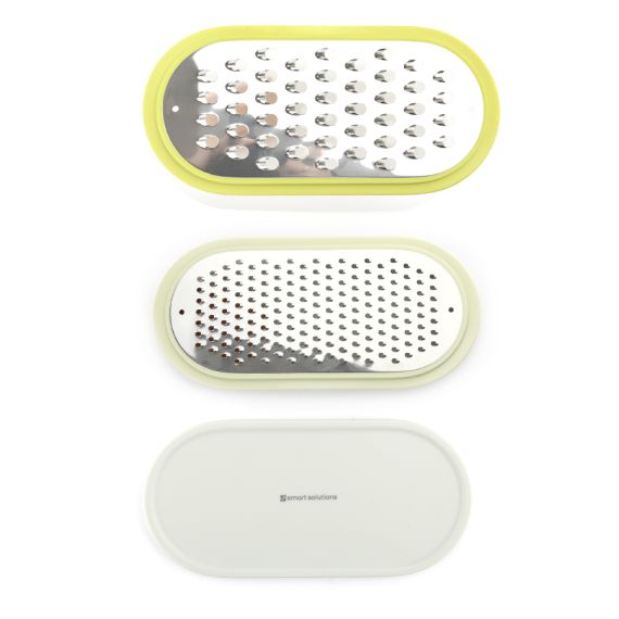Терка с контейнером и крышкой Smart Helper, 20х10х9,5 см, Smart Solutions, фото , изображение 2