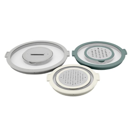 Набор стальных мисок Balance с крышками и терками, 1,5 л/3 л/ 5 л, Smart Solutions, фото , изображение 3