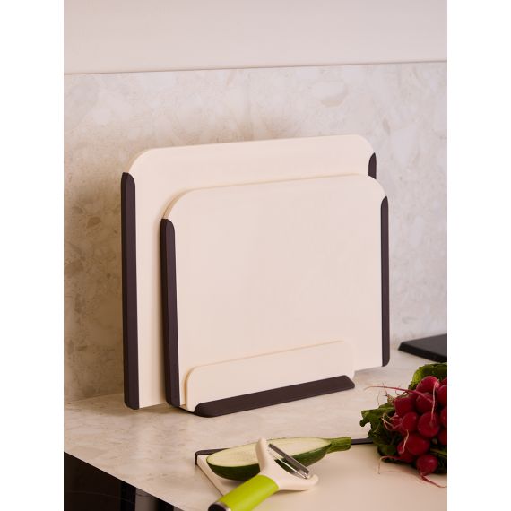 Подставка для разделочных досок SmartChef, 27х8,5 см, бежевая/бордовая, Smart Solutions, фото , изображение 3