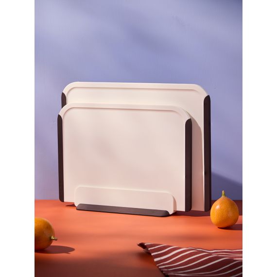 Подставка для разделочных досок SmartChef, 27х8,5 см, бежевая/бордовая, Smart Solutions, фото , изображение 2