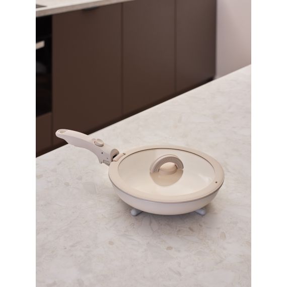 Сковорода с крышкой и съемной ручкой Smart Ceramic, ?24 см, Smart Solutions, фото , изображение 2