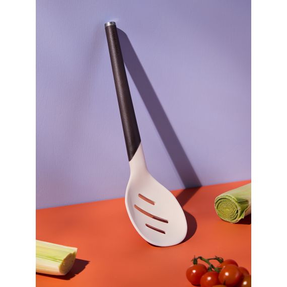 Шумовка SmartChef, 31 см, бежевая/бордовая, Smart Solutions, фото , изображение 2