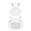 Органайзер для косметики Cascada clear, Umbra, фото , изображение 3