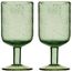Набор бокалов для вина Flowi, 410 мл, зеленые, 2 шт., Liberty Jones, фото , изображение 5