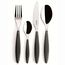 Набор из 24 столовых приборов Cutlery Feeling, серые, Guzzini, фото 