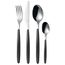 Набор из 24 столовых приборов Cutlery My Fusion, черные, Guzzini, фото 