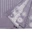 Скатерть из хлопка фиолетово-серого цвета с рисунком Ледяные узоры, New Year Essential, 180х260см, Tkano, фото , изображение 6