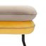Пуф Pea, велюр, бежевый/желтый, Bergenson Bjorn, фото , изображение 4