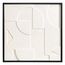 Панно декоративное с эффектом 3D Minimalism, 60х60 см, белый\черный, Bergenson Bjorn, фото 