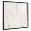 Панно декоративное с эффектом 3D Minimalism, 60х60 см, белый\черный, Bergenson Bjorn, фото , изображение 3