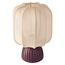 Лампа настольная Texture Rib, 27х39 см, вишневая/бежевая, Bergenson Bjorn, фото , изображение 2