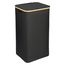 Корзина для белья Neat Tall, 41х35х74 см, черная, Smart Solutions, фото 