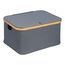 Корзина для белья Neat Low, 40x33x20 см, серая, Smart Solutions, фото 