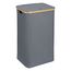 Корзина для белья Neat Tall, 41х35х74 см, серая, Smart Solutions, фото 