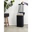 Корзина для белья Neat Tall, 41х35х74 см, черная, Smart Solutions, фото , изображение 4