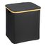 Корзина для белья Neat Mid, 40x33x43 см, черная, Smart Solutions, фото 