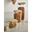 Банка для хранения прямоугольная Glass Bamboo, 1,3 л, Smart Solutions, фото , изображение 3