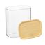 Банка для хранения прямоугольная Glass Bamboo, 950 мл, Smart Solutions, фото , изображение 6