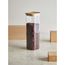 Банка для хранения квадратная Glass Bamboo, 2,2 л, Smart Solutions, фото , изображение 5