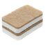 Набор губок для посуды из целлюлозы и кокосового волокна Eco Sponge, белые, 6 шт., Smart Solutions, фото 