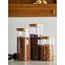 Банка для хранения квадратная Glass Bamboo, 2,2 л, Smart Solutions, фото , изображение 4