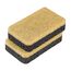 Набор губок для посуды из целлюлозы и кокосового волокна Eco Sponge, черные, 6 шт., Smart Solutions, фото 