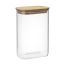 Банка для хранения прямоугольная Glass Acacia, 1,3 л, Smart Solutions, фото 
