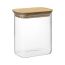 Банка для хранения прямоугольная Glass Acacia, 950 мл, Smart Solutions, фото 