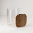 Банка для хранения квадратная Glass Acacia, 1,1 л, Smart Solutions, фото , изображение 3