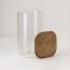 Банка для хранения квадратная Glass Acacia, 1,4 л, Smart Solutions, фото , изображение 6