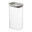 Банка для хранения прямоугольная Vacuum Glass, 1,25 л, светло-серая, Smart Solutions, фото 