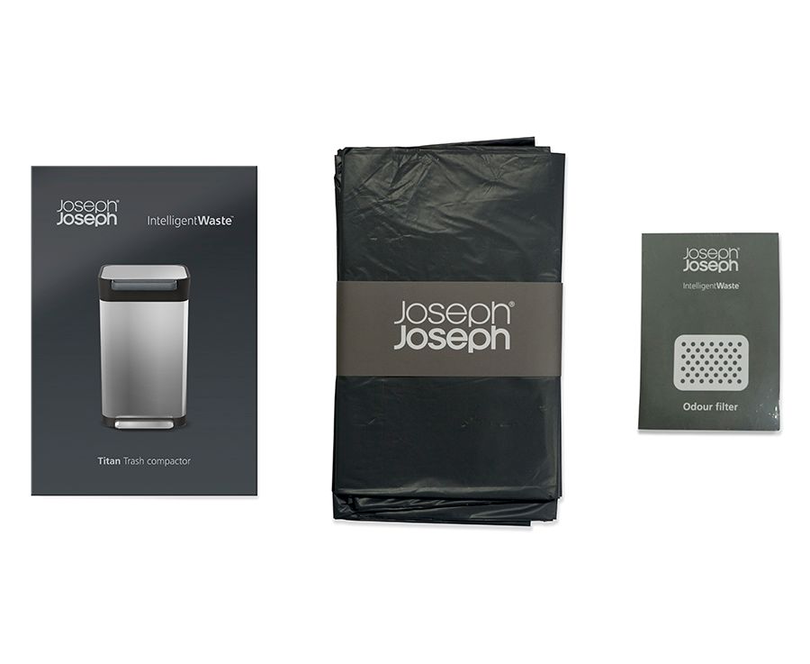 Купить Контейнер для мусора с прессом Titan 30 литров, Joseph Joseph